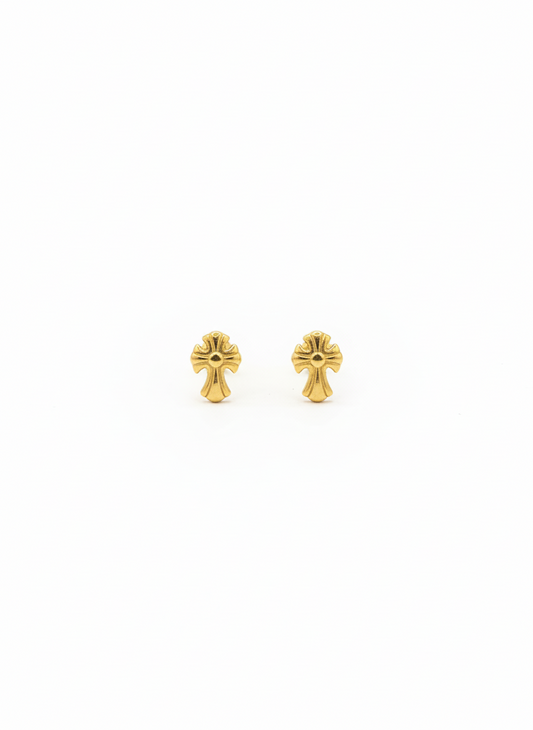 Golden Cross Mini Stud