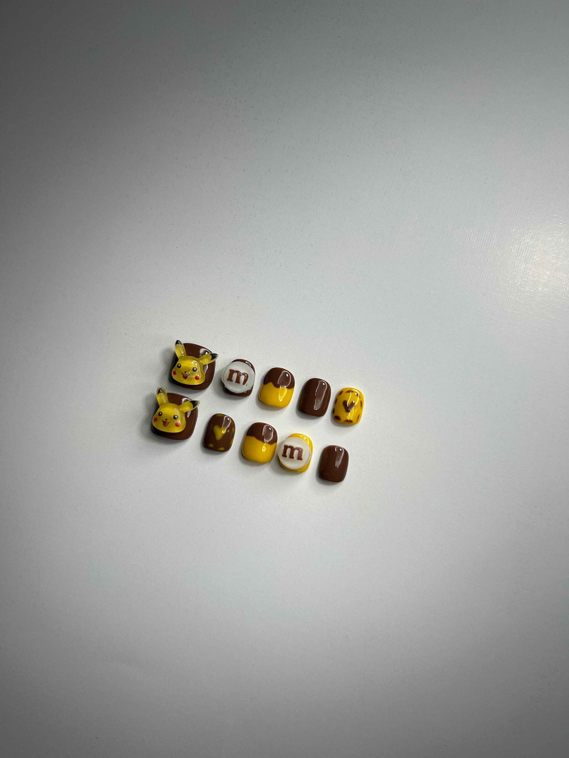 Pikachu M&M's Nails