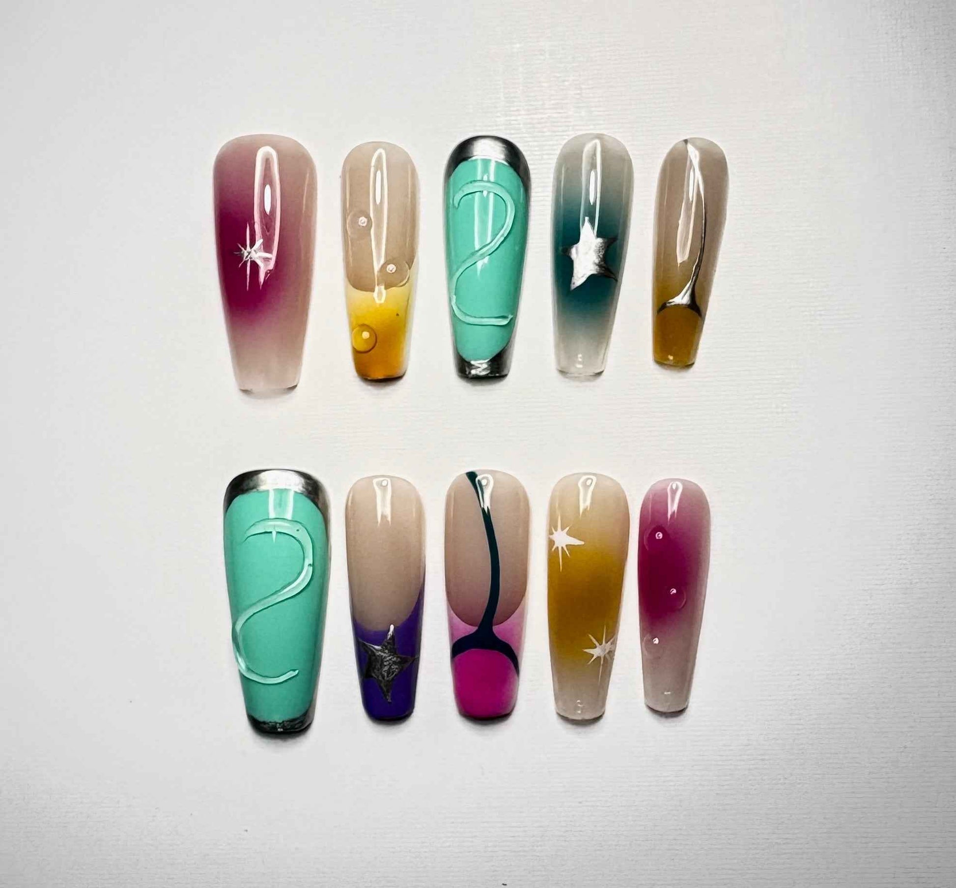 Indiana green nails