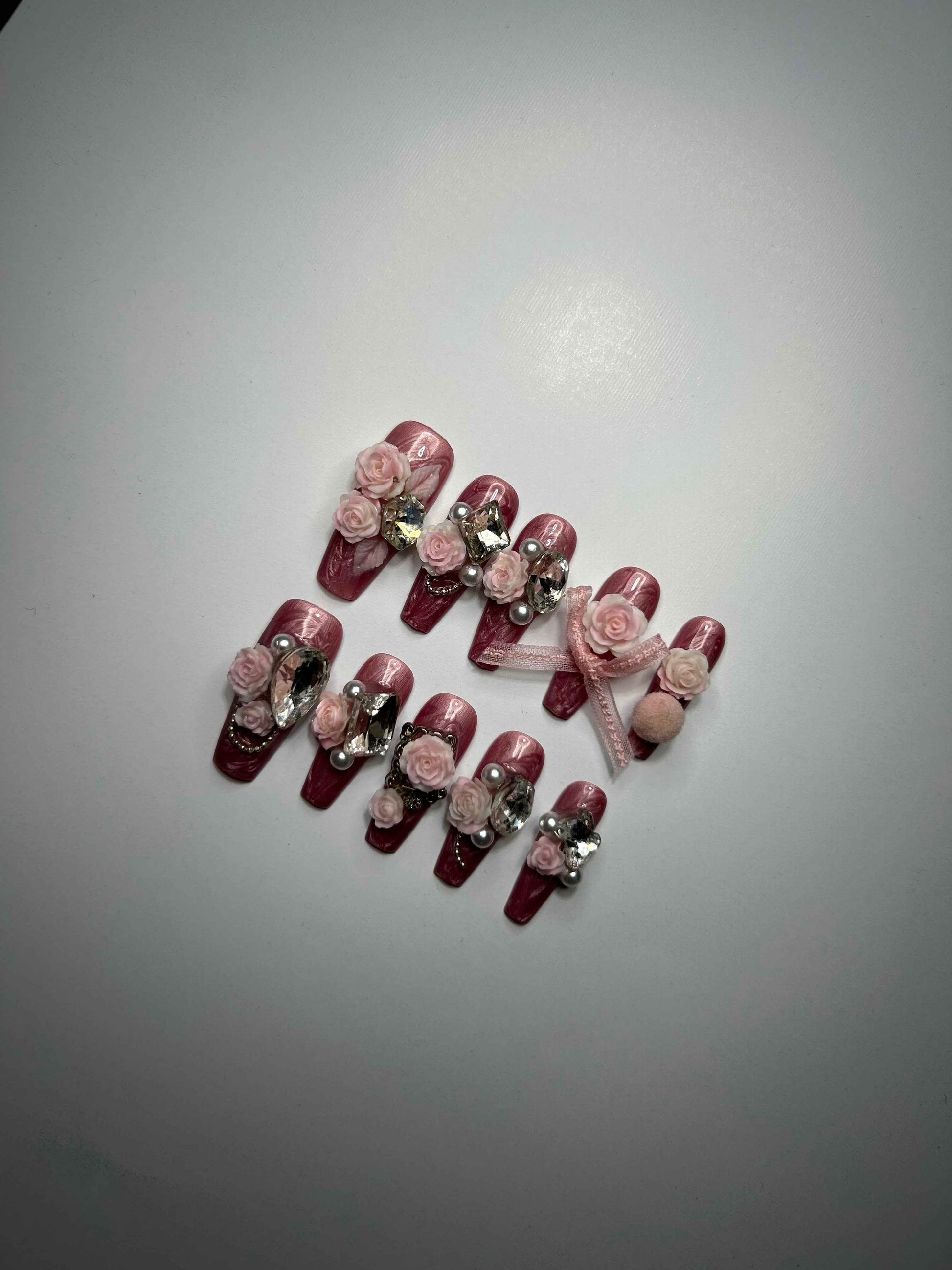 Burgundy Rose Elegance