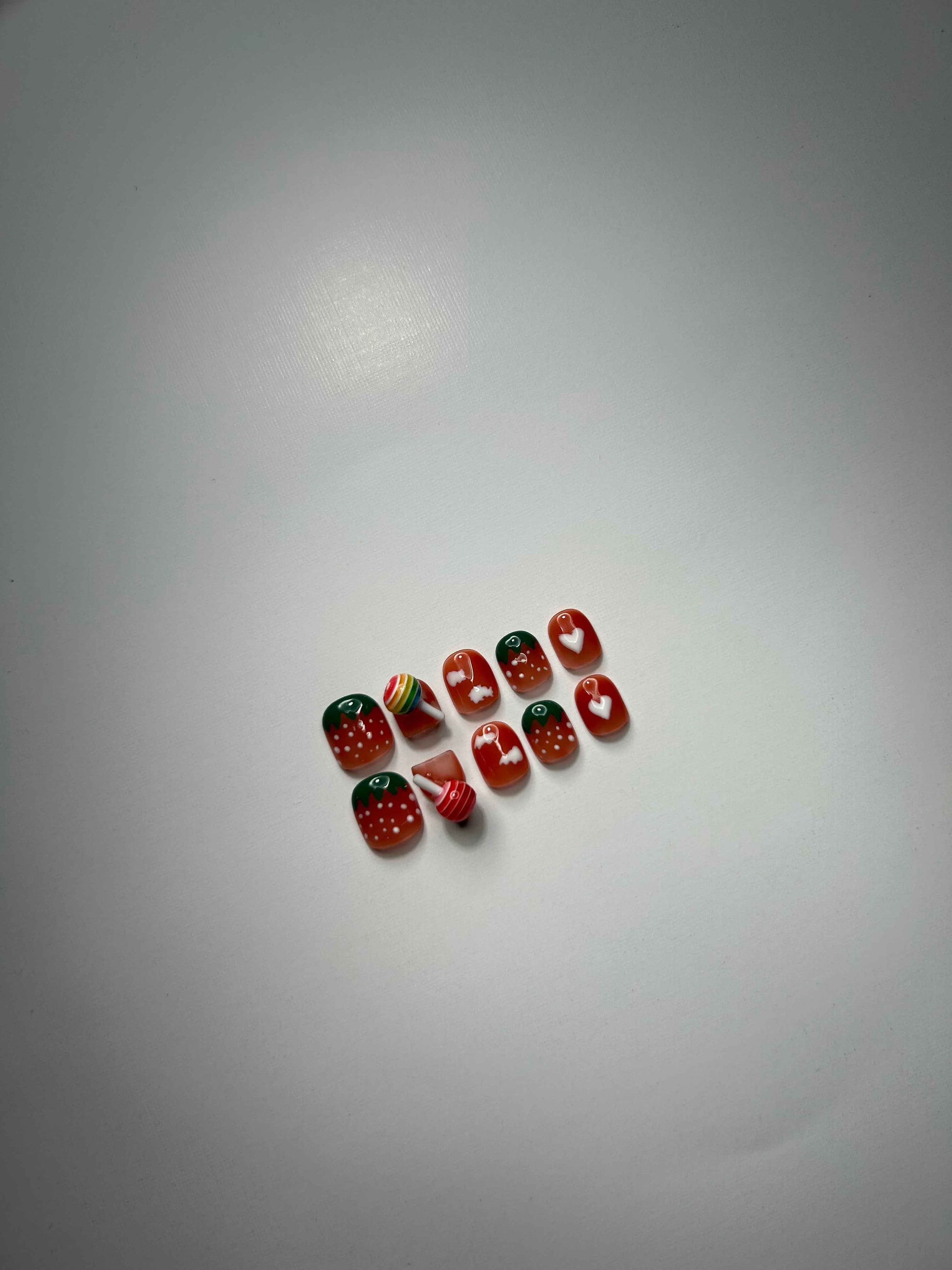 Sweetheart Swirl Nails