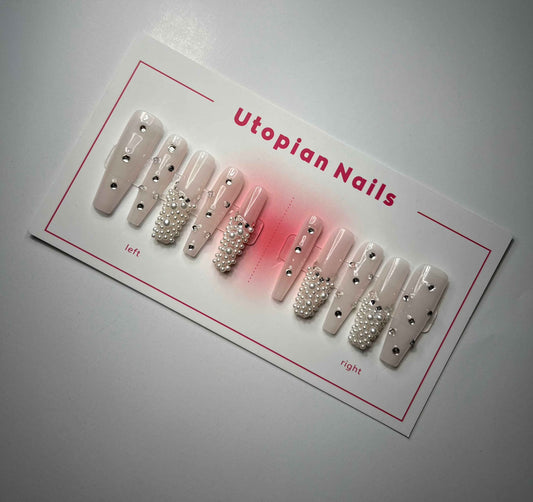 Bubble diamond nails