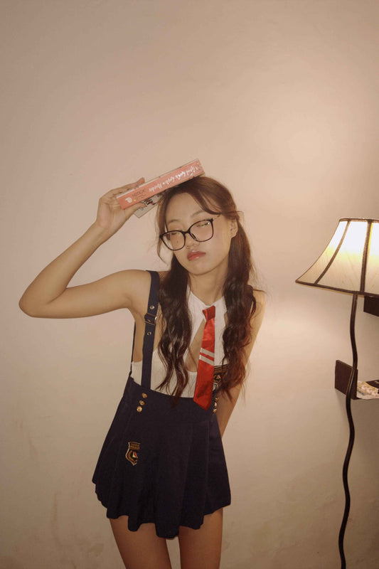 Varsity Vixen: Suspender Skirt Uniform Set